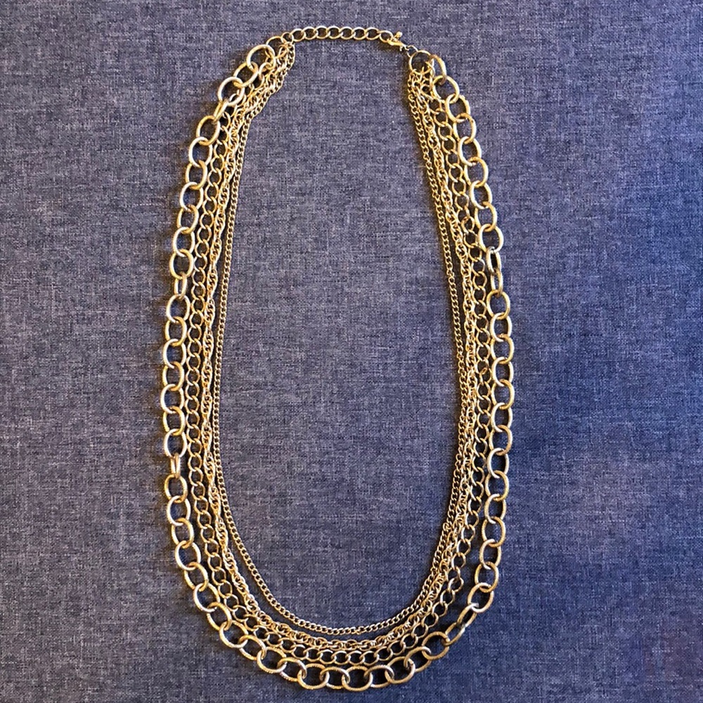 Multi Chain Necklace - Picture 2 of 8